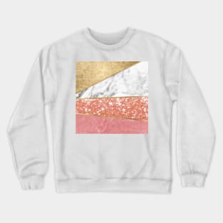 Spliced classic gold marble - summer Crewneck Sweatshirt